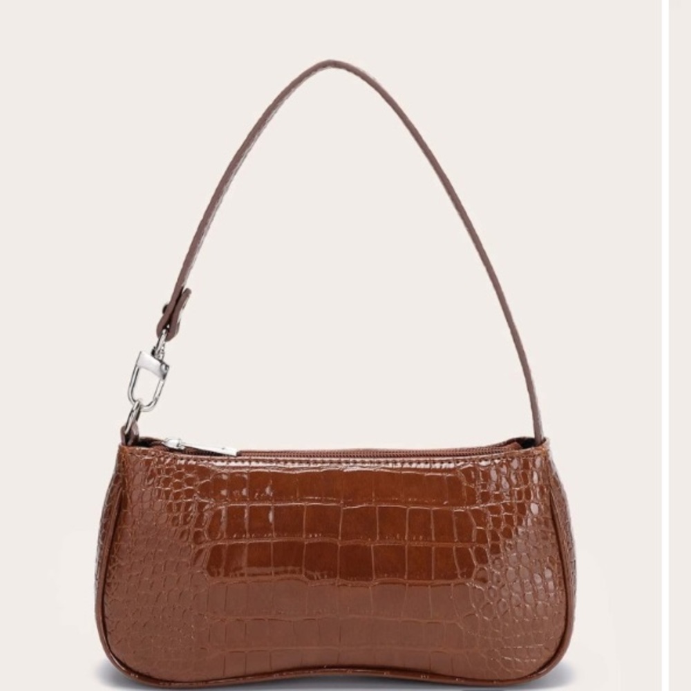 Brown mini purse